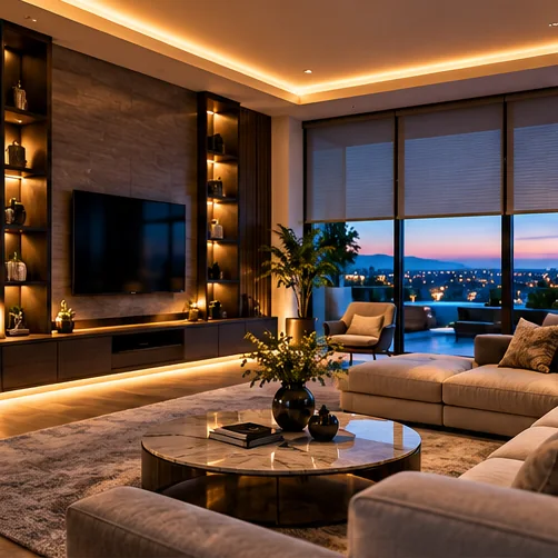 Illustration of Modern ambient lighting